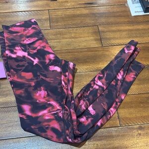 Lululemon Pink and Black Leggings